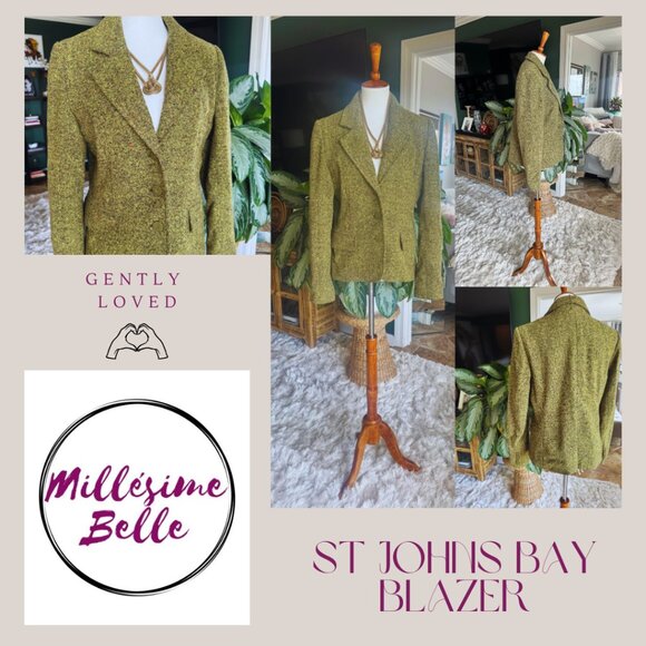 St Johns Bay Tweed Blazer - Picture 3 of 9